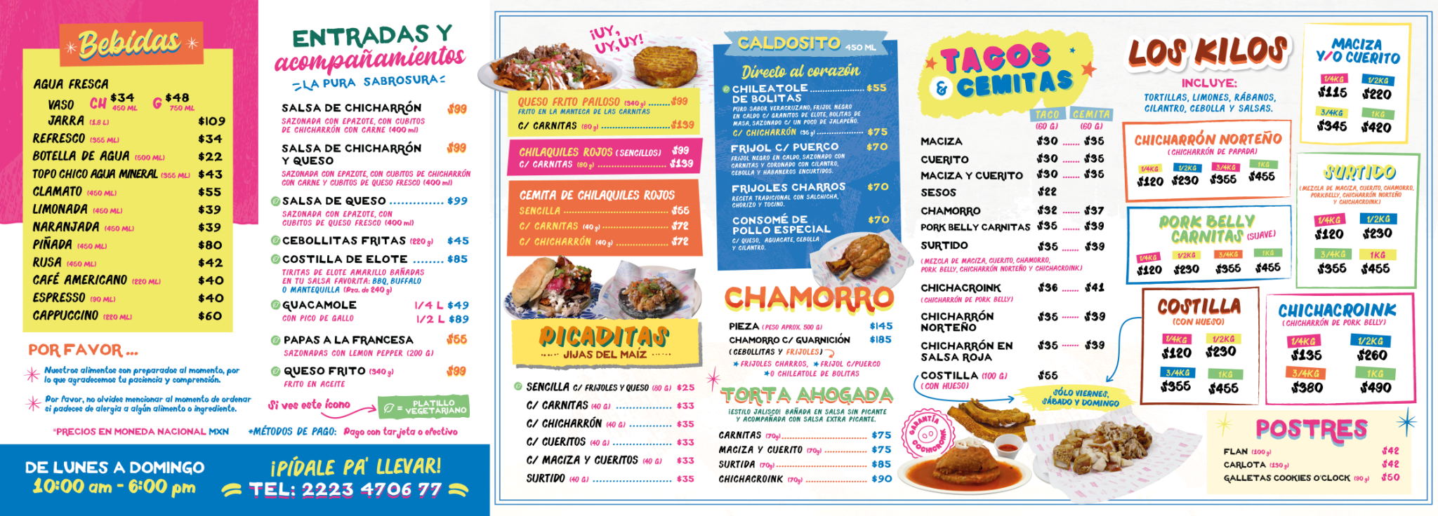cc menu completo